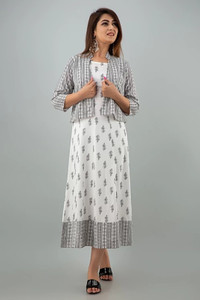 Wino Women Printed A-line Kurta