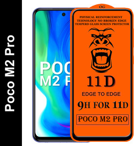 Gorilaorginal Edge To Edge Tempered Glass for : Poco M2 Pro