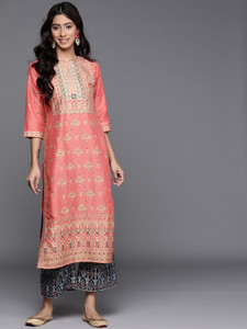 LIBAS Women Printed Straight Kurta