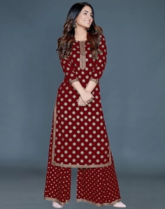 Bemore Women Kurta Palazzo Set