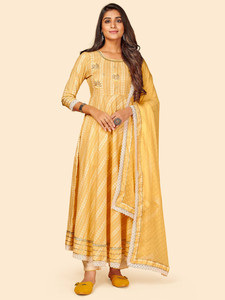 VBUYZ Women Kurta Pant Dupatta Set