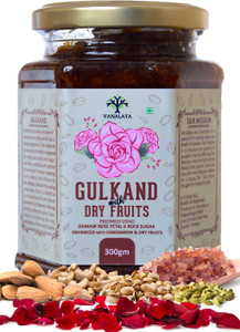 Vanalaya Natural Organic Gulkand Prepared Using Damask Rose Along with Dry Fruits
