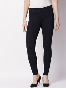 High Star Slim Women Black Jeans