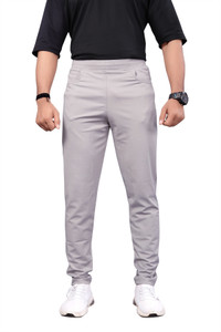 RegalTreasure Regular Fit Men Grey Trousers