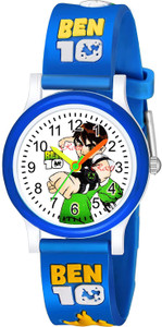 Rozti Trendy Attractive Blue Ben 10 Cartoon Analog Watch  - For Boys