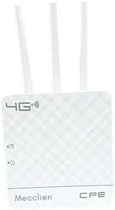 MECCLIEN MEC_ROUTER 4G Router 2.4 GHz 300 Mbps Wifi Speed Tri Band External Antenna MiFi (Sim Based)
