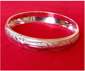 100 Gram Pure Chandi Ka Kada Solid Pure Silver Kada For Men 925