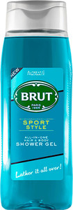 BRUT Sport Style All-In-One Body Wash for Men | Invigorating Fragrance 500ml