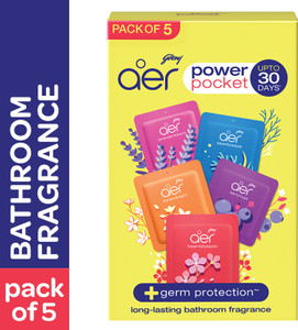 Godrej Aer Power Pocket Assorted Fragrance Blocks Bathroom Fragrances