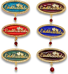 Jewelopia Brooch Gold plated Ladkewale Pearl Bead chain Wedding Brooch  Price in India Buy Jewelopia Brooch Gold plated Ladkewale Pearl Bead  chain