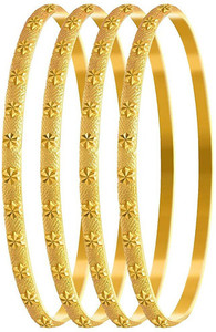 TAP Fashion Brass Gold-plated Bangle Set