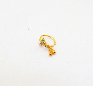 fashion2021 Crystal Brass Nose Ring