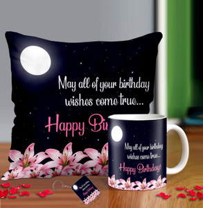ME&YOU Cushion, Mug, Keychain Gift Set