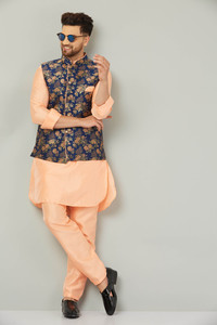 ARMAAN ETHNIC Men Kurta Pant Ethnic Jacket Set