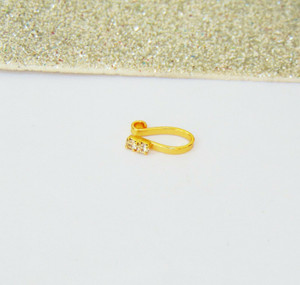 fashion2021 Crystal Gold-plated Plated Brass Nose Ring