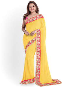 Arpita Fashion Self Design Bollywood Georgette Saree