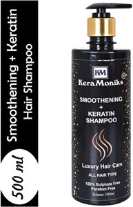 Keramoniks Sulphate Free Smoothing Plus Keratin Luxury Shampoo 500 ml