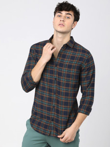 KETCH Men Checkered Casual Multicolor Shirt