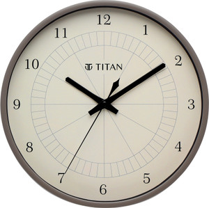 Titan एनालॉग 29 cm X 29.5 cm दीवार घड़ी