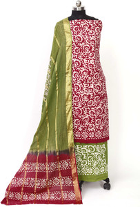 FABZOID Cotton Printed Salwar Suit Material