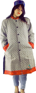 ARUNA KULLU HANDLOOM Full Sleeve Woven Design Women Jacket