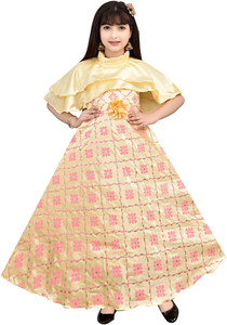 RRFASHION Girls Maxi/Full Length Party Dress