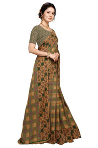 Kanooda Prints Printed Daily Wear Georgette Saree