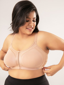 Nykd Support M-Frame Cotton Bra-Non Padded, Wireless (Support Me Pretty Bra)-NYB101 Women Full Coverage Non Padded Bra