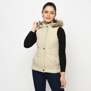 TRUFIT Sleeveless Solid Women Jacket