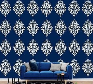 Kayra Decor Damask Wall Design Stencils for Wall Painting for Home Wall Decoration � Suitable for Room Decor, Ceiling, Craft and Floors (16 inch x 24 inch) (KHS238) KHS238 (SIZE:16" x 24")Beautiful reusable Wall Stencil