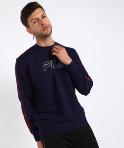 FILA Full Sleeve Printed Men Sweatshirt