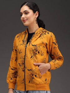 eWools Full Sleeve Floral Print Women Jacket
