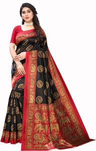Fabwomen Self Design Mysore Art Silk Saree