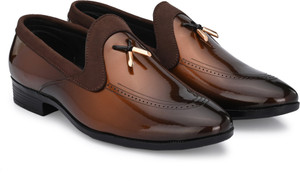 G L Trend Classic Party Wear Double Color tone Tassel Mocassin Loafer Shoe for Men Party Wear For Men
