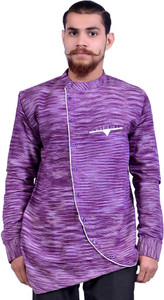 aruati Men Self Design Asymmetric Kurta