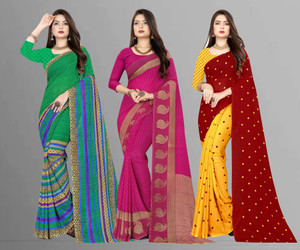 Anand Sarees Printed Daily Wear Georgette Saree