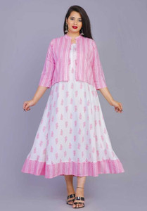 Sania Women Printed Ethnic Dress Kurta