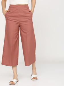 Tokyo Talkies Tapered Women Orange Trousers