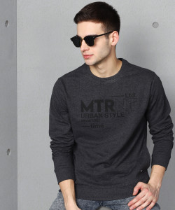 METRONAUT Full Sleeve Printed Men Sweatshirt