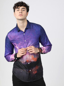 HIGHLANDER Men Printed Casual Multicolor Shirt