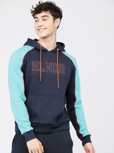 HIGHLANDER Full Sleeve Printed, Color Block Men Sweatshirt