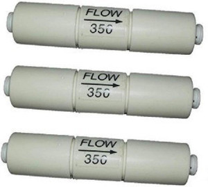 colorsole KRPLUS 50GPD/75GPD Flow Restrictor 350CC 1/4" Quick Connect for RO Reverse Osmosis (Pack Of 3) Solid F... Pleated Filter Cartridge