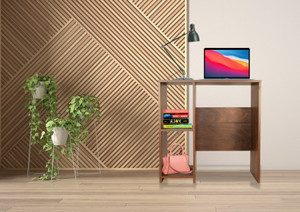 Purple Furniture Engineered Wood Study Table