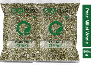 Goshudh Premium Quality Bajra Sabut (Pearl Millet Whole Grain)-500gm (Pack Of 2) Pearl Millet
