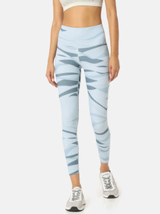 Cult Printed Women Blue, White Tights