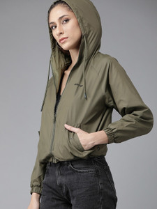 Roadster Full Sleeve Solid Women Jacket