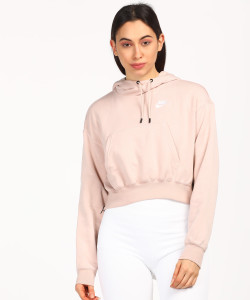 NIKE Full Sleeve Solid Women Sweatshirt
