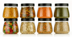 Roseleaf Plastic Grocery Container  - 1500 ml