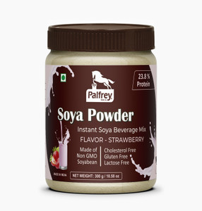 PALFREY Soya Milk Powder (Non GMO, Cholesterol Free, Gluten Free, 23.8% Protein) Plant-Based Protein