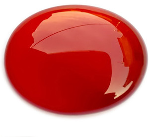 PRIYANSHU NAVRATN Lab Certified Red Sulemani 8.25 Ratti Natural Red Yamini Hakik Gemstone Agate Rakt Hakik Gemstone for Men and Women Alloy Agate Ring